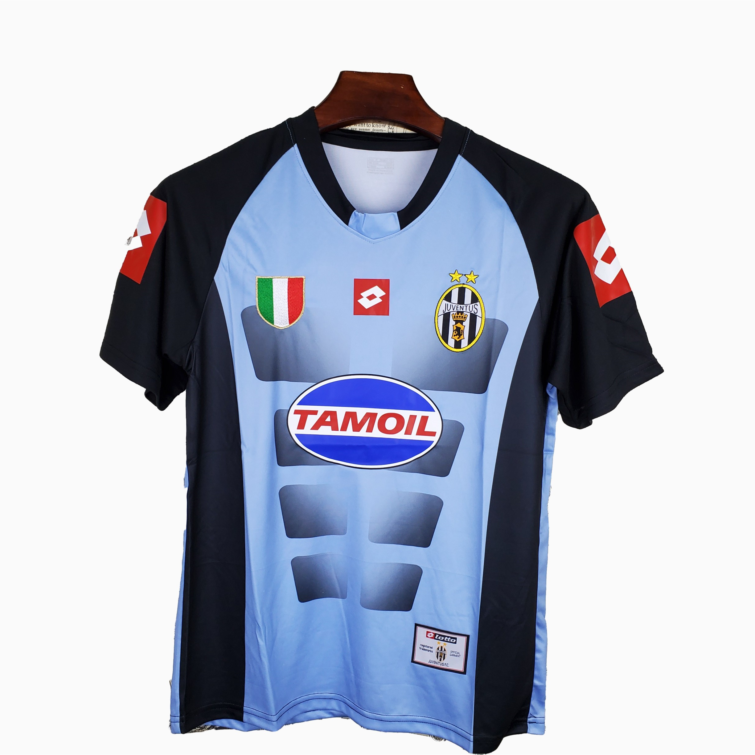 Retro Juventus 2002-03 Blue Goalkeeper Jersey